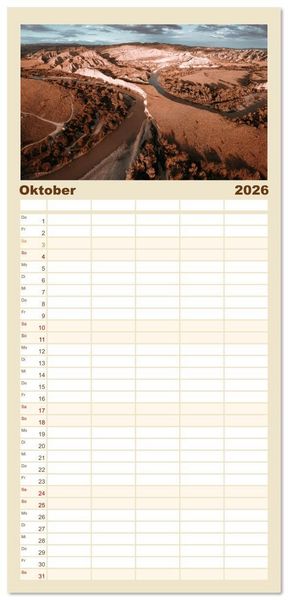 Produktbild: Familienplaner 2026 - Georgien - Neuzeit-Chroniken mit 5 Spalten (Wandkalender, 21 x 45 cm) CALVENDO