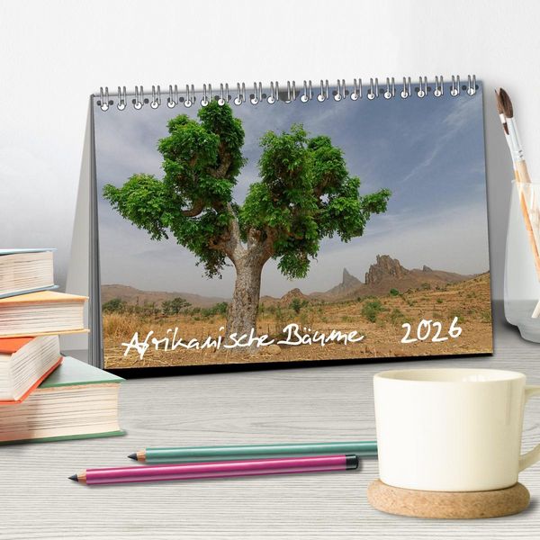 Produktbild: Afrikanische B&auml;ume (Tischkalender 2026 DIN A5 quer), CALVENDO Monatskalender