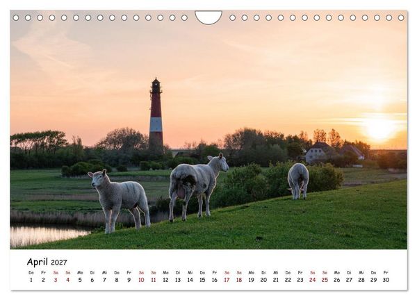 Produktbild: Heimat Entdecken - Nordfriesland (Wandkalender 2027 DIN A4 quer), CALVENDO Monatskalender