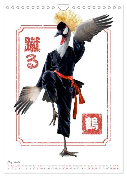 Produktbild: Crazy animal fighters (Wall Calendar 2026 DIN A4 portrait), CALVENDO 12 Month Wall Calendar