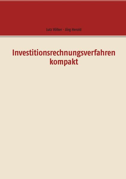Produktbild: Investitionsrechnungsverfahren kompakt