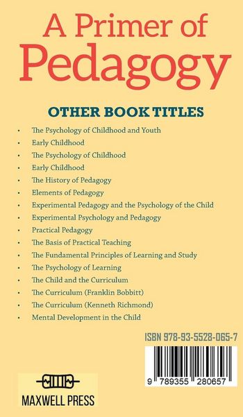 Produktbild: A Primer of Pedagogy