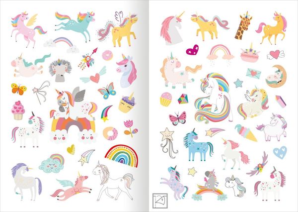 Produktbild: Mein Einhorn-Stickerheft