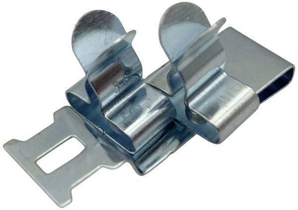 TRU COMPONENTS Schirmklammer Klemm-Ø (max.) 8mm Federstahl 1St.