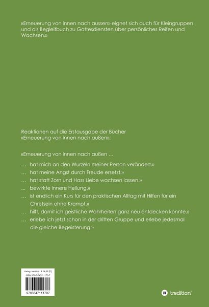 Produktbild: Erneuerung von innen nach au&szlig;en, Leiterheft