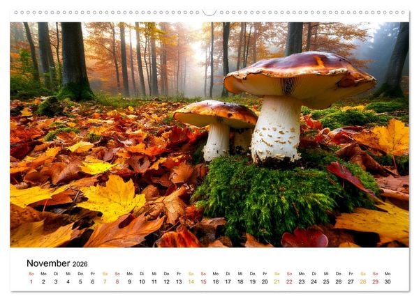 Produktbild: Mystik der W&auml;lder (Wandkalender 2026 DIN A2 quer), CALVENDO Monatskalender