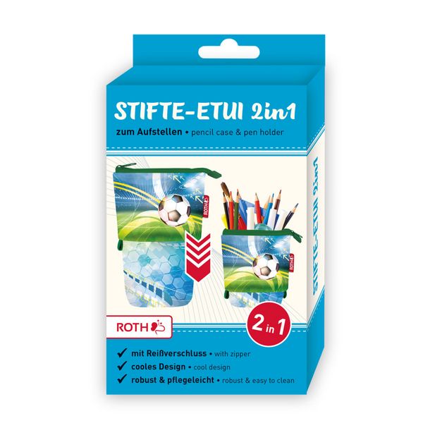 Produktbild: Stifte- Etui 2in1 Fu&szlig;ball