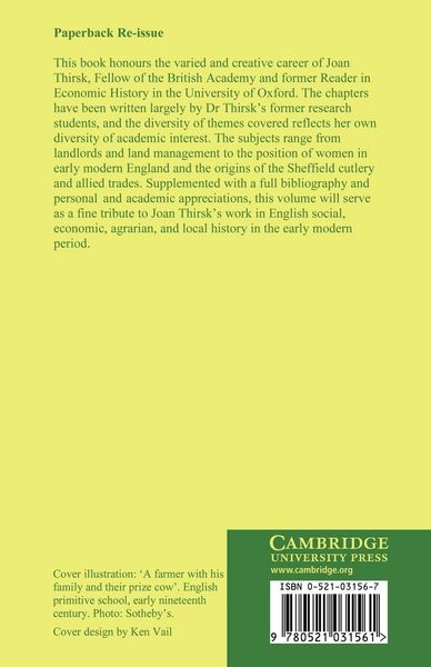 Produktbild: English Rural Society, 1500 1800