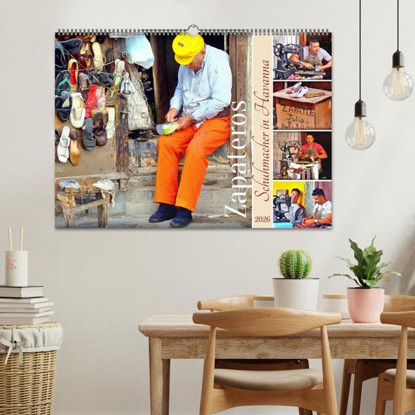 Produktbild: Zapateros - Schuhmacher in Havanna (Wandkalender 2026 DIN A2 quer), CALVENDO Monatskalender