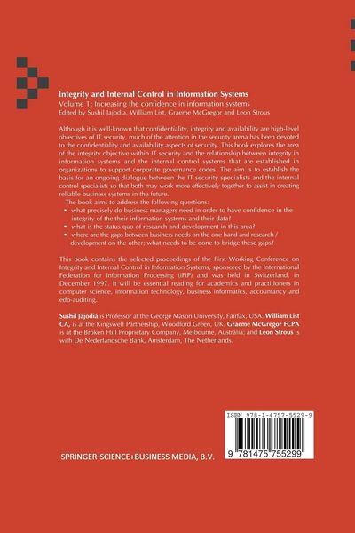 Produktbild: Integrity and Internal Control in Information Systems