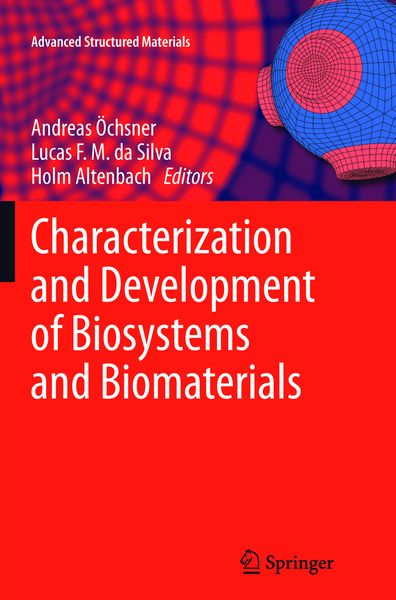 Produktbild: Characterization and Development of Biosystems and Biomaterials