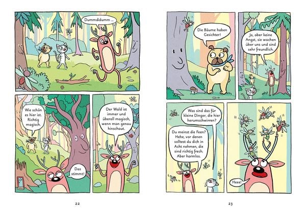 Produktbild: Mein Abenteuercomic - Mops und K&auml;tt entdecken den Wald