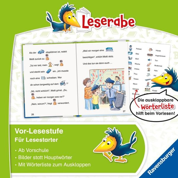 Leserabe Vor-Lesestufe - Polizeigeschichten