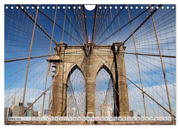 Produktbild: New York - Stadt deiner Tr&auml;ume (Wandkalender 2026 DIN A4 quer), CALVENDO Monatskalender