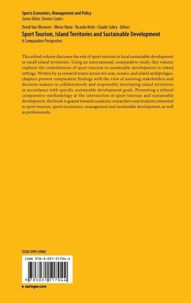 Produktbild: Sport Tourism, Island Territories and Sustainable Development
