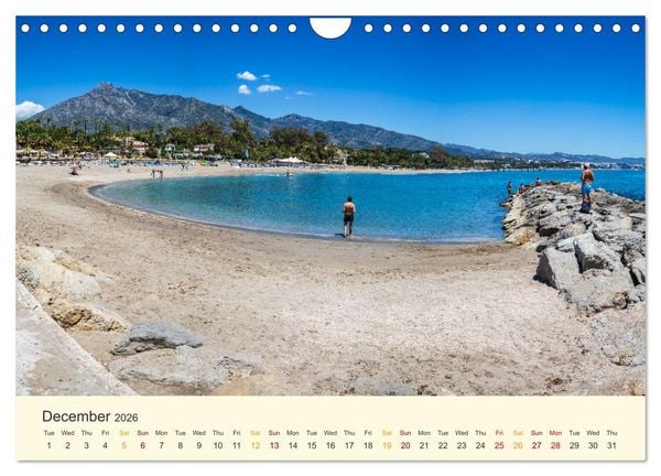 Produktbild: Costa del Sol - the sunny side of Andalusia (Wall Calendar 2026 DIN A4 landscape), CALVENDO 12 Month Wall Calendar