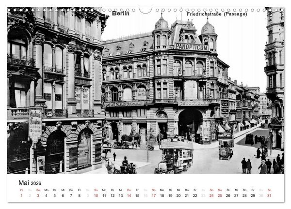 Produktbild: Gr&uuml;&szlig;e aus dem alten Berlin (Wandkalender 2026 DIN A3 quer), CALVENDO Monatskalender