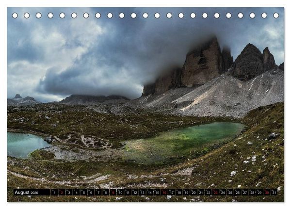 Produktbild: Dolomiten - S&uuml;dtirol (Tischkalender 2026 DIN A5 quer), CALVENDO Monatskalender