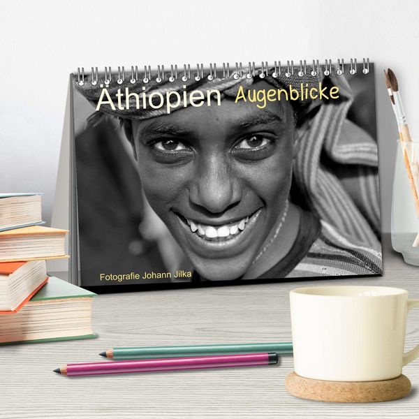 Produktbild: &Auml;thiopien Augenblicke (Tischkalender 2026 DIN A5 quer), CALVENDO Monatskalender
