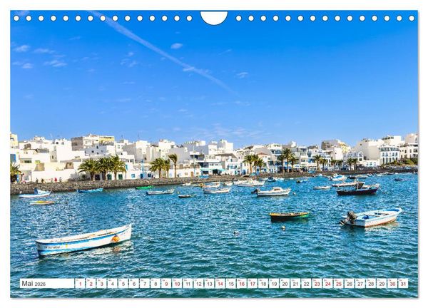 Produktbild: Lanzarote - Wo die Vulkane die Landschaft formten (Wandkalender 2026 DIN A4 quer), CALVENDO Monatskalender
