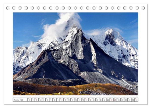 Produktbild: Himalaya - Bergparadies (Tischkalender 2026 DIN A5 quer), CALVENDO Monatskalender