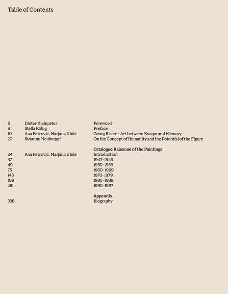Produktbild: Georg Eisler. Werkverzeichnis der Gem&auml;lde