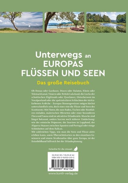 Produktbild: KUNTH Unterwegs an Europas Fl&uuml;ssen und Seen