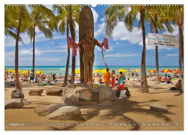 Produktbild: Hawaii und seine Aloha - Inseln (Wandkalender 2026 DIN A2 quer), CALVENDO Monatskalender