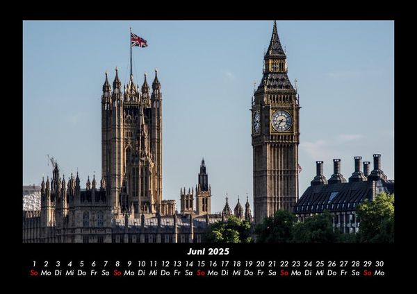 Produktbild: London - Impressionen 2025 Fotokalender DIN A3