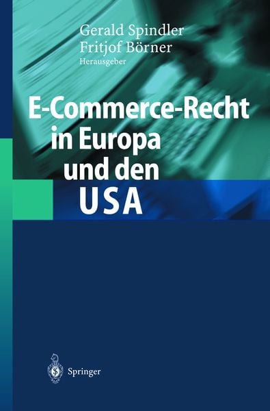 Produktbild: E-Commerce-Recht in Europa und den USA