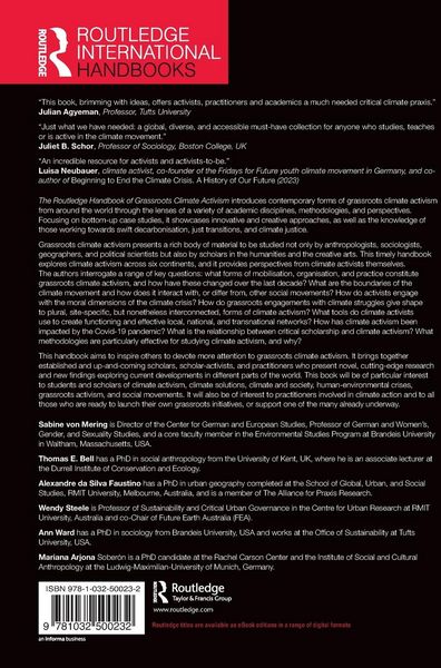 Produktbild: The Routledge Handbook of Grassroots Climate Activism