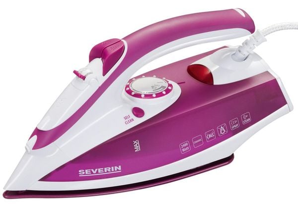 Produktbild: Severin BA 3243 Dampfb&uuml;geleisen Wei&szlig;, Pink 2400W