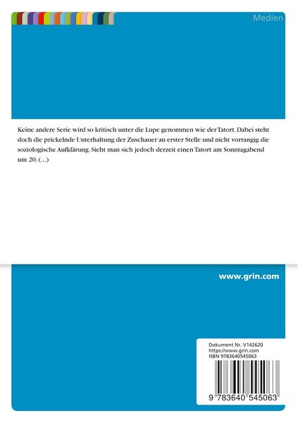 Produktbild: Die Realit&auml;t des Tatorts
