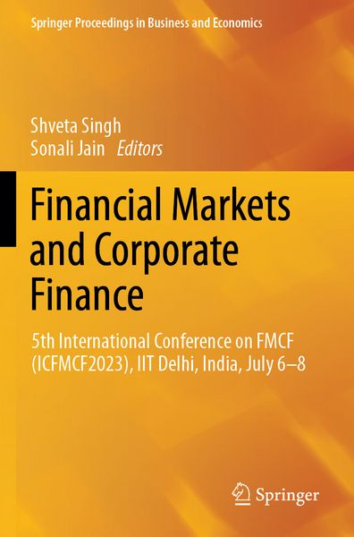 Produktbild: Financial Markets and Corporate Finance