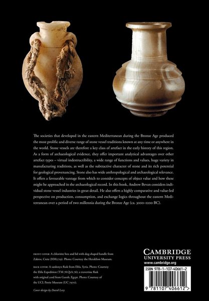 Produktbild: Stone Vessels and Values in the Bronze Age Mediterranean