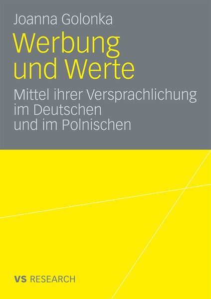 Produktbild: Werbung und Werte