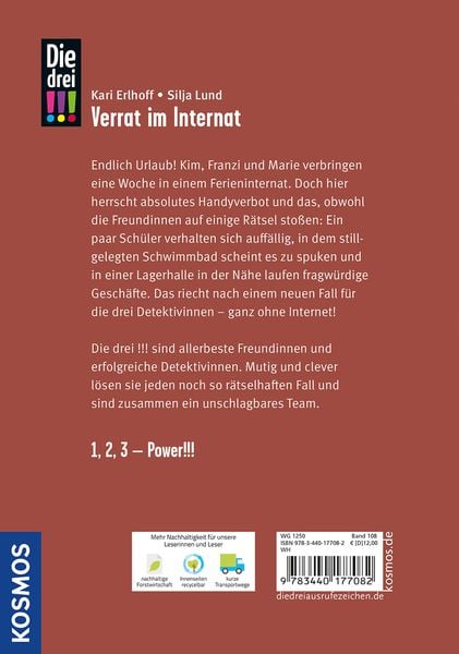 Die drei !!!, 108, Verrat im Internat