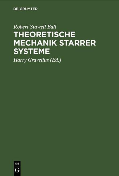 Produktbild: Theoretische Mechanik starrer Systeme