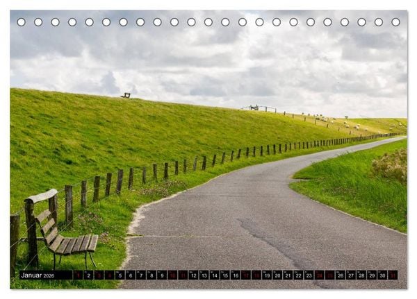 Produktbild: Nordseeinsel Pellworm 2026 (Tischkalender 2026 DIN A5 quer), CALVENDO Monatskalender