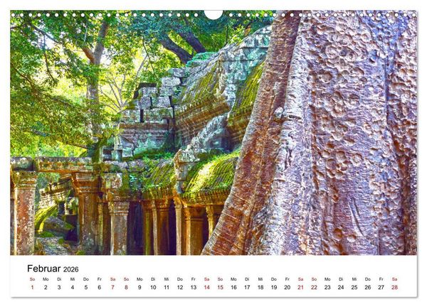 Produktbild: Blickpunkte in Kambodscha (Wandkalender 2026 DIN A3 quer), CALVENDO Monatskalender