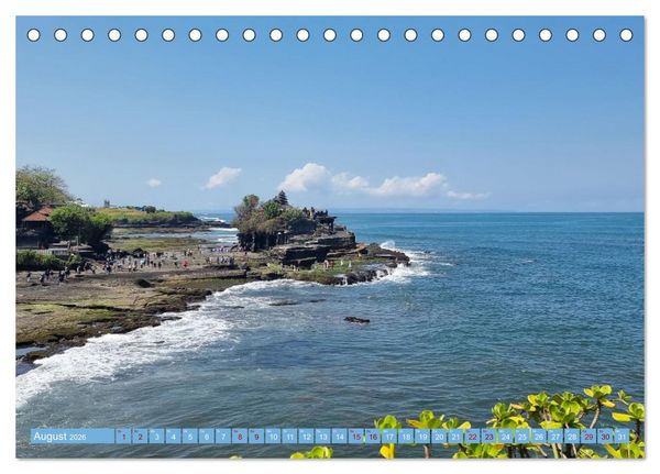 Produktbild: Bali - G&ouml;tterinsel (Tischkalender 2026 DIN A5 quer), CALVENDO Monatskalender