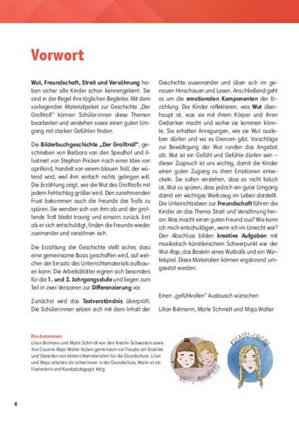 Produktbild: Grundschule Deutschunterricht. Unterrichtsmaterial zum Kamishibai-Bildkartenset: Der Grolltroll