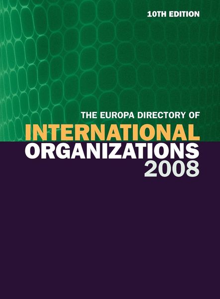 Produktbild: Europa Directory of International Organizations 2008