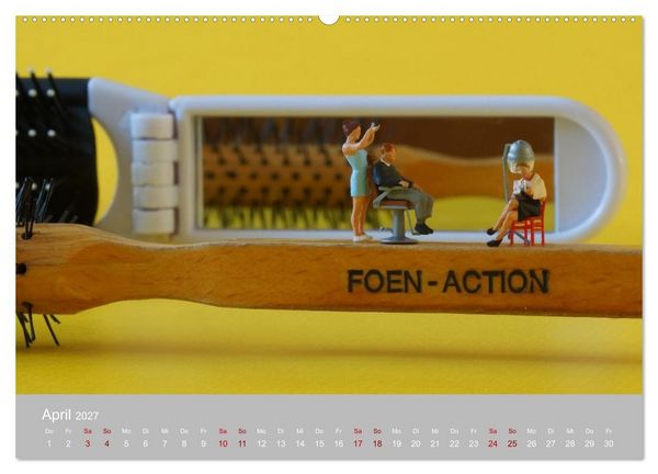 Produktbild: Das zweite Leben von Miniatur-Figuren (hochwertiger Premium Wandkalender 2027 DIN A2 quer), Kunstdruck in Hochglanz