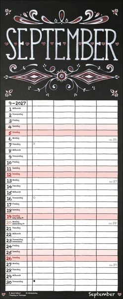 Produktbild: Tafel Timer 2027