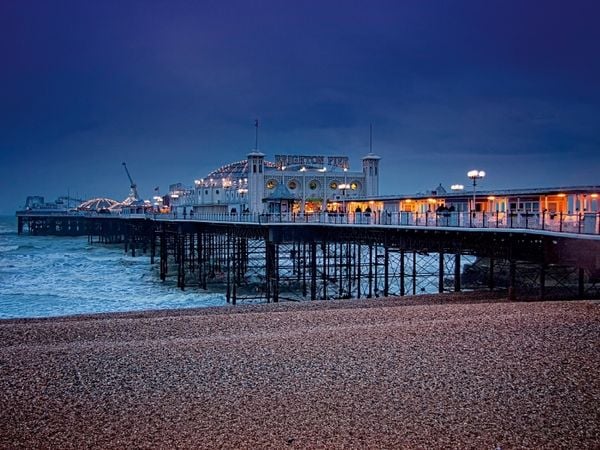Produktbild: CALVENDO Puzzle Brighton Pier | 1000 Teile Lege-Gr&ouml;&szlig;e 64x48cm Foto-Puzzle f&uuml;r gl&uuml;ckliche Stunden