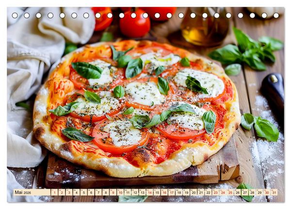 Produktbild: Alles Tomate oder was?! - Herzhafte Speisen rund um die Tomate (Tischkalender 2026 DIN A5 quer), CALVENDO Monatskalender