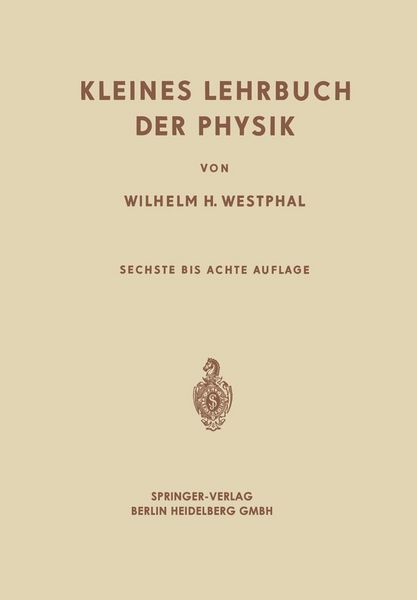 Produktbild: Kleines Lehrbuch der Physik