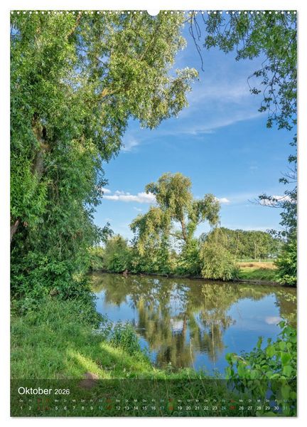 Produktbild: Die Rur im Kreis Heinsberg (hochwertiger Premium Wandkalender 2026 DIN A2 hoch), Kunstdruck in Hochglanz