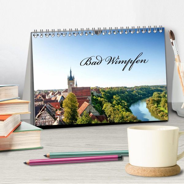 Produktbild: Bad Wimpfen. (Tischkalender 2026 DIN A5 quer), CALVENDO Monatskalender